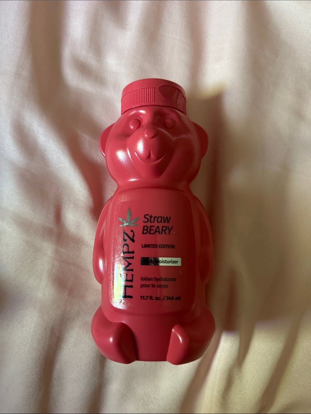 Hempz Straw Beary Limited Edition Bear Bottle